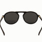 Elegant Black Full-Frame Sunglasses