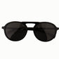 Elegant Black Full-Frame Sunglasses