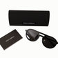 Elegant Black Full-Frame Sunglasses