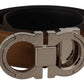 Elegant Reversible Calf Leather Belt