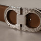 Elegant Reversible Calf Leather Belt
