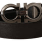 Elegant Reversible Calf Leather Belt