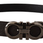 Elegant Reversible Calf Leather Belt