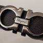 Elegant Reversible Calf Leather Belt