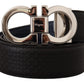 Elegant Reversible Leather Belt - Dual Tone