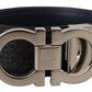 Elegant Reversible Leather Belt - Dual Tone