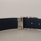 Elegant Reversible Leather Belt - Dual Tone