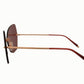 Elegant Gold-Toned UV Protection Sunglasses