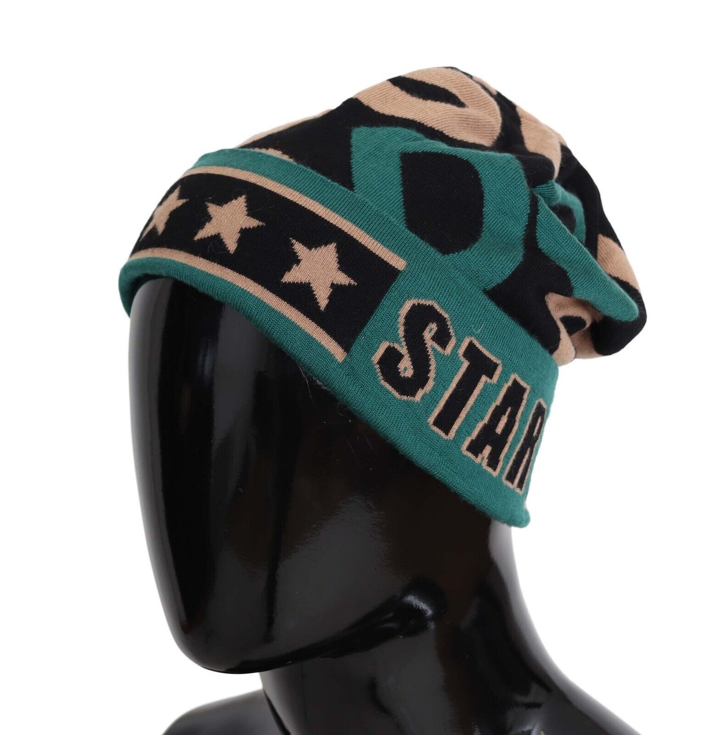 Elegant Multicolor Knitted Wool Beanie