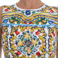 Majolica Print Midi Sheath Dress