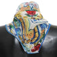 Elegant Majolica Print Silk Scarf