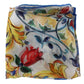 Elegant Majolica Print Silk Scarf