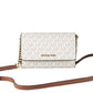 Jet Set Vanilla PVC Multifunctional Phone Crossbody Wallet Handbag