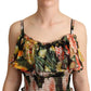 Exquisite Floral Empire Silk Long Dress