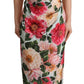 Floral Elegance Maxi Sheath Dress