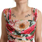 Floral Elegance Maxi Sheath Dress