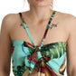 Silk Drum Print Maxi Wrap Elegance