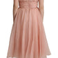Elegant Silk Chiffon A-Line Midi Dress