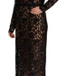 Elegant Floral Lace Sheath Midi Dress