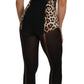 Exquisite Leopard Print Bodysuit Dress