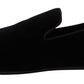 Elegant Black Velvet Loafers