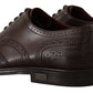Elegant Calfskin Derby Oxford Wingtips