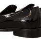 Elegant Black Patent Leather Loafers