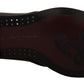 Elegant Black Leather Derby Shoes