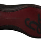 Black Floral Brocade Derby Lace-Up Shoes