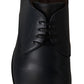 Elegant Navy Blue Derby Formal Shoes