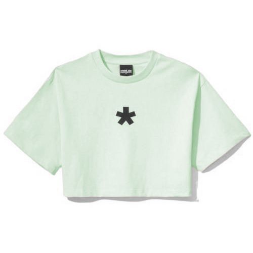 Green Cotton Women T-Shirt