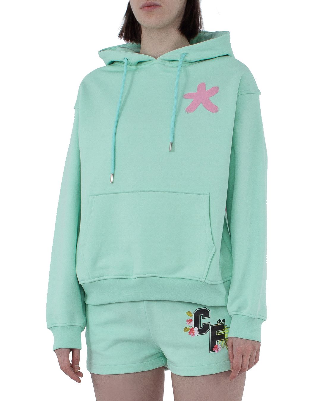 Green Cotton Women Sweater