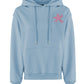 Light Blue Cotton Women Sweater