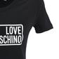 Black Cotton Women T-Shirt