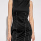 Black Polyester Women Dress