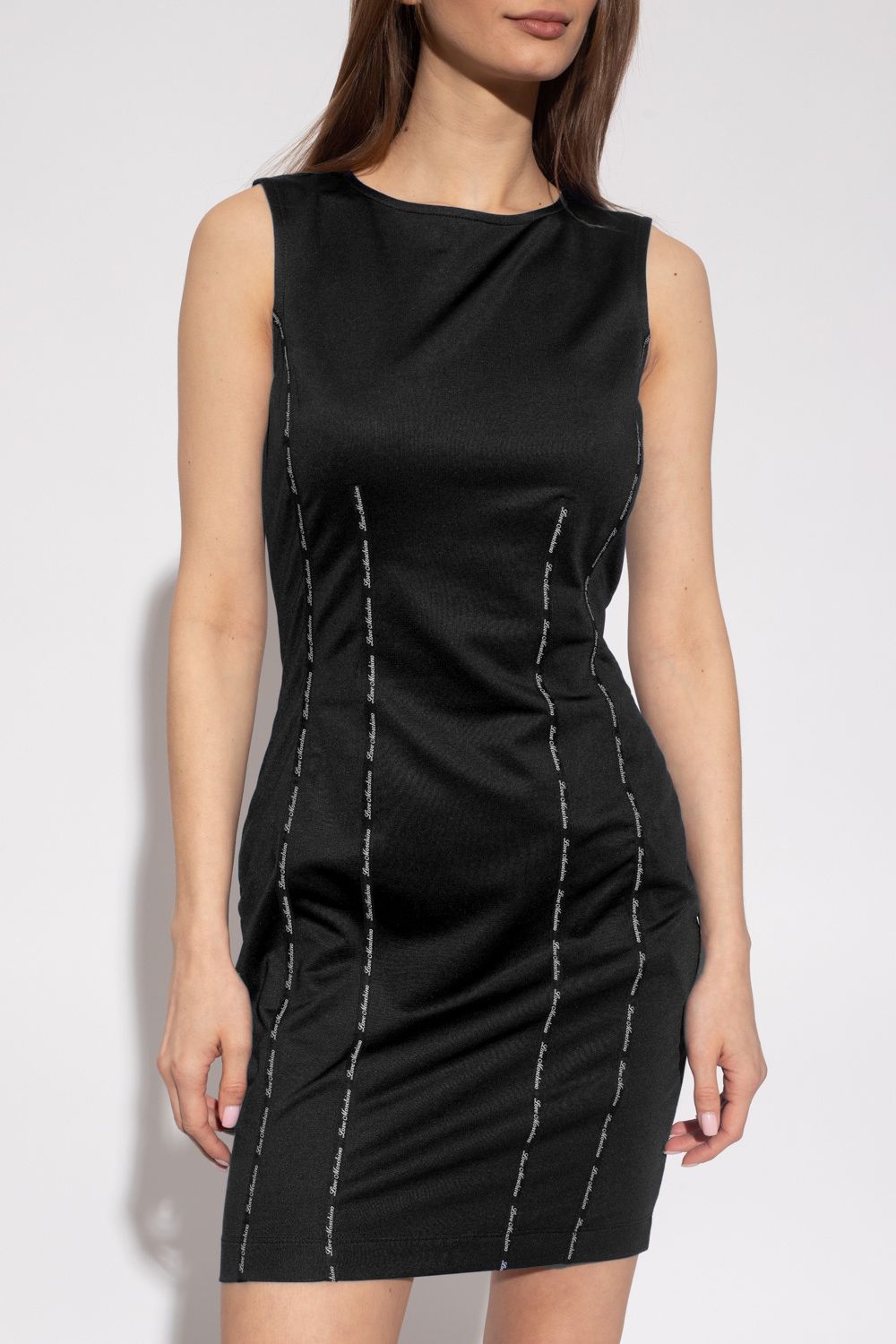 Black Polyester Women Dress