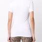 White Cotton Women T-Shirt
