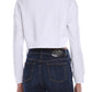White Cotton Women Sweatshirt