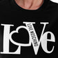 Black Cotton Women Sweatshirt