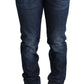 Elegant Slim Fit Italian Denim Jeans