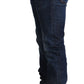 Elegant Slim Fit Italian Denim Jeans