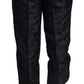 Elegant Slim Fit Silk Blend Dress Pants