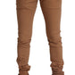 Chic Beige Slim Fit Skinny Pants