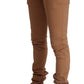 Chic Beige Slim Fit Skinny Pants
