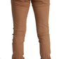 Chic Beige Slim Fit Skinny Pants