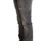 Elegant Gray Slim Fit Denim