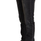 Elegant Dark Grey Slim Fit Denim