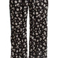 Elegant Floral Wide Leg Pants