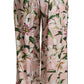 Elegant Wide Leg Floral Pants