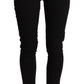 Elegant Slim Fit Black Denim Jeans
